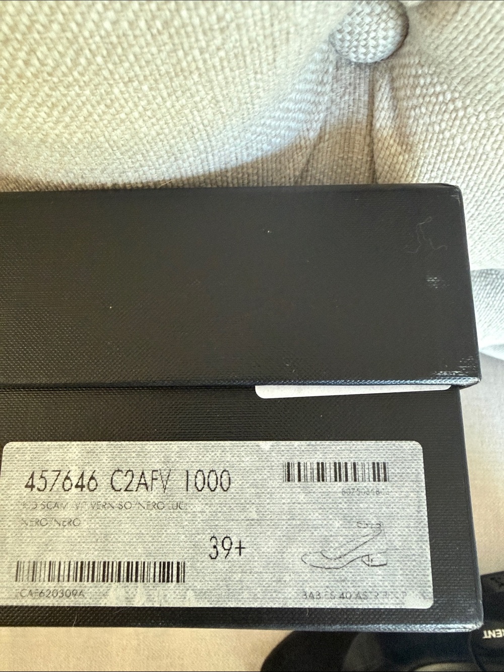 Saint Laurent Black Suede Block Heel Mary Jane Pumps - Picture 2 of 5